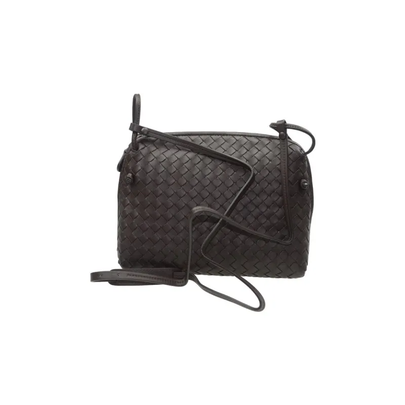 Bottega Veneta Sheepskin Crossbody Bag Shoulder Bag Women's Coffee-0