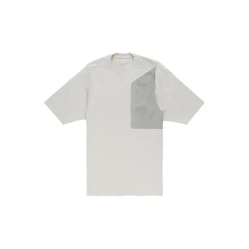 RICK OWENS T-Shirts Men Pearl White