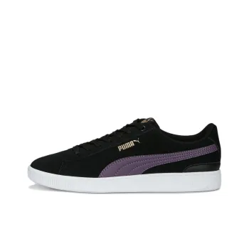 PUMA Vikky V3 Anti-Slip Wear-Resistant Low-Top Skateboard Shoes Women's Black Purple