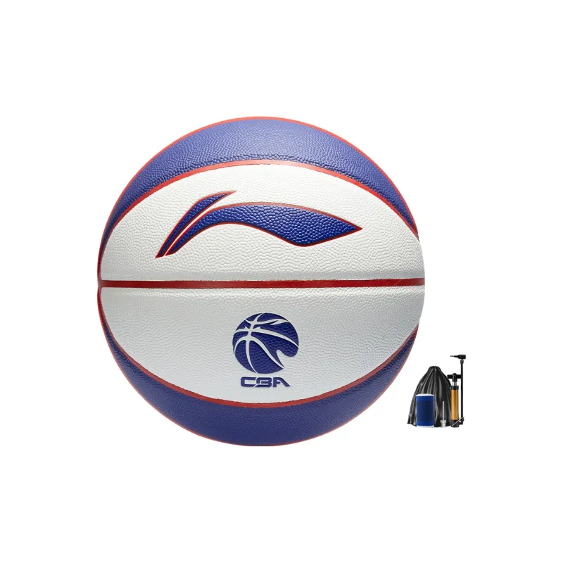LiNing PU Basketball Blue White Red Size 7 Training Unisex-0