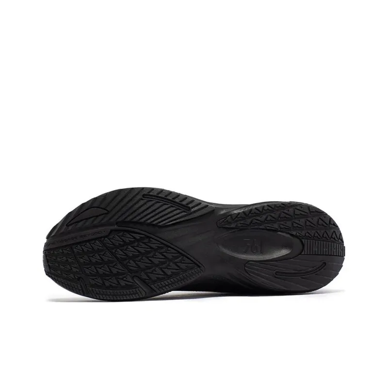 361° Speed Wear resistant, Non slip And Breathable Low Top Running Shoes Men's Black-4