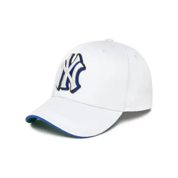 MLB Cotton Baseball Caps Unisex White