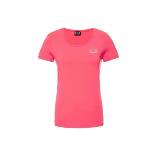 EMPORIO ARMANI EA7 T-Shirts Women's Pink