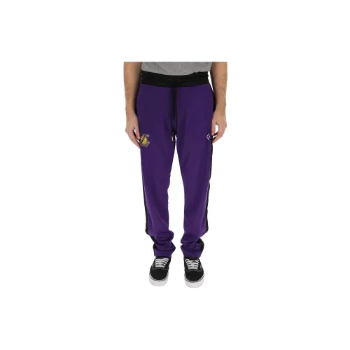 Marcelo Burlon Knitted Sweatpants Men Dark Violet