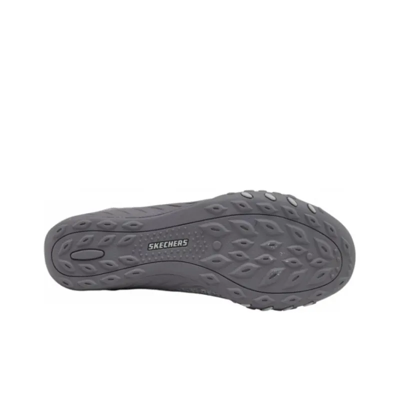 Skechers Breathe-Easy Anti-Slip And Wear-Resistant Lightweight Low-Top Sports Casual Shoes Women's Gray-4