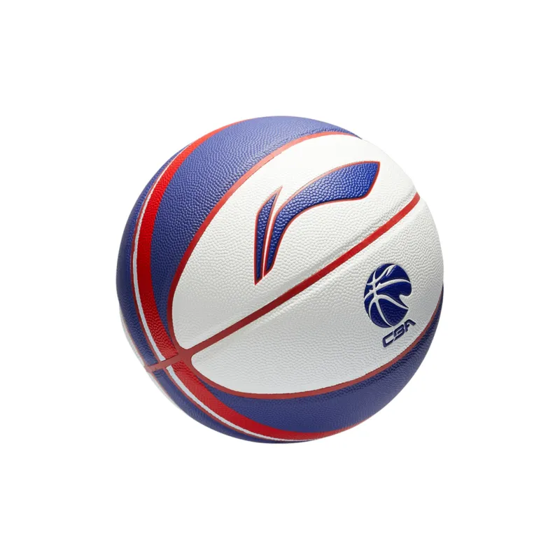 LiNing PU Basketball Blue White Red Size 7 Training Unisex-12