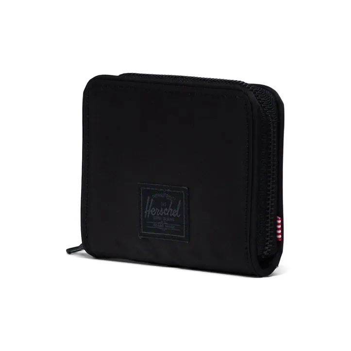 Herschel Satin Coin Purse Wrist Bag Wallet Unisex Black-1