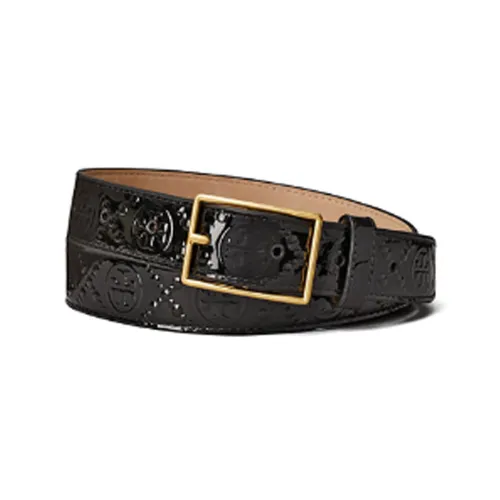 TORY BURCH T Monogram Patent leather Belt