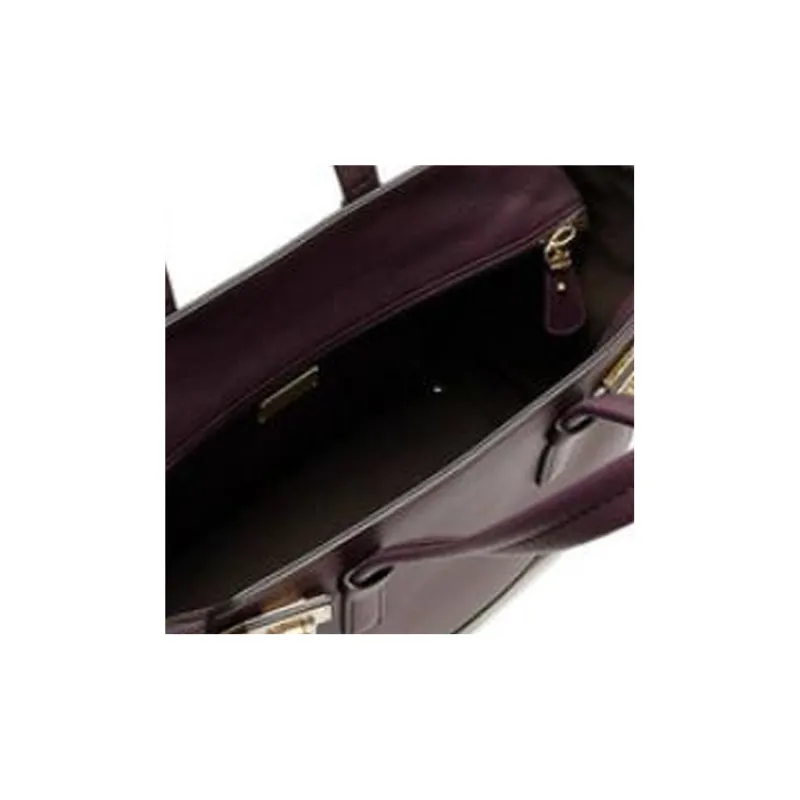 FERRAGAMO Leather One Shoulder Handbags Regular Women's Burgundy-5