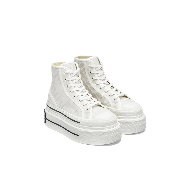 FENDI By Marc Jacobs Domino High Tops White Canvas-3