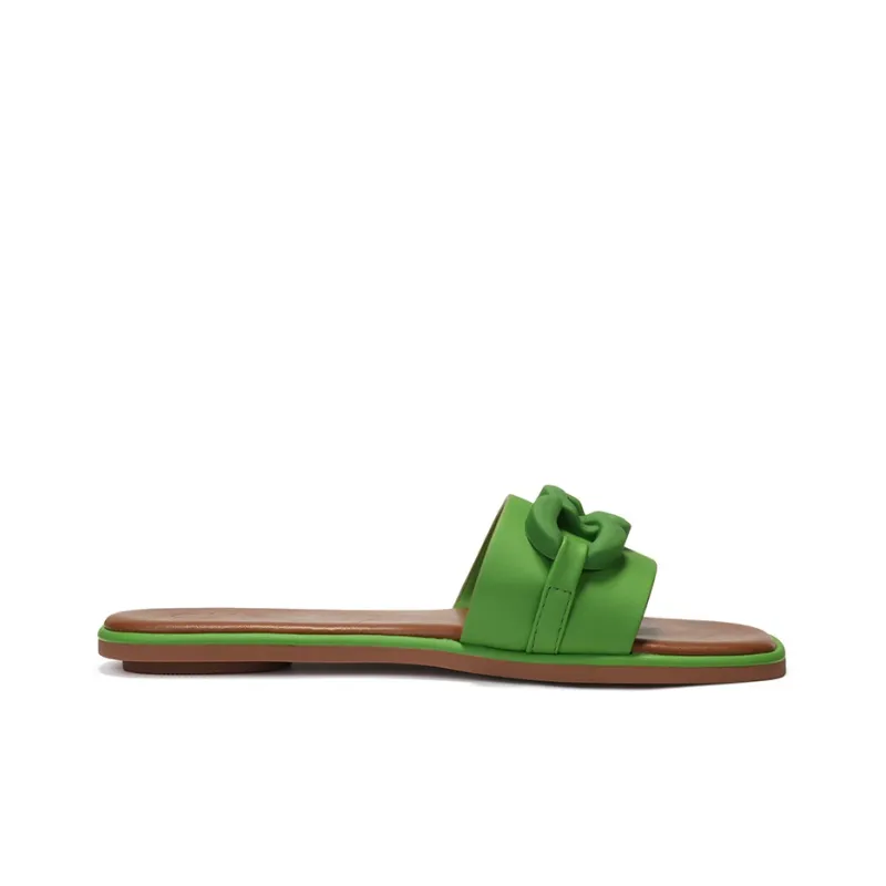 OMS Slide Slippers Women's Black/Beige-19