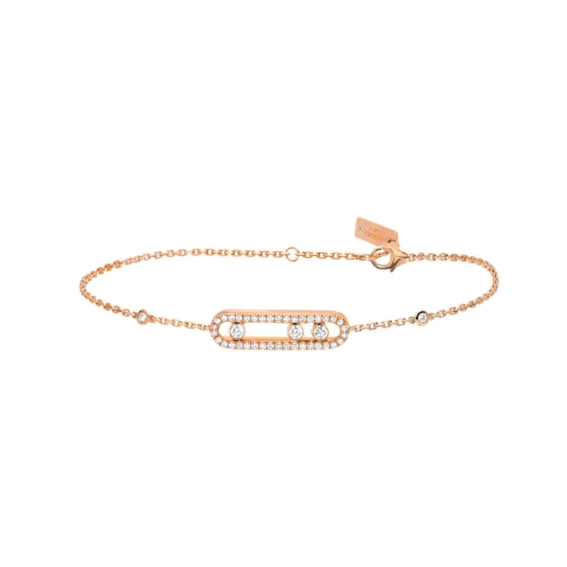 MESSIKA Rose Gold With Diamond Bracelets Women's-2