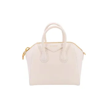 Givenchy Leather Shoulder Bag Crossbody Bag Handbag Regular Women's White