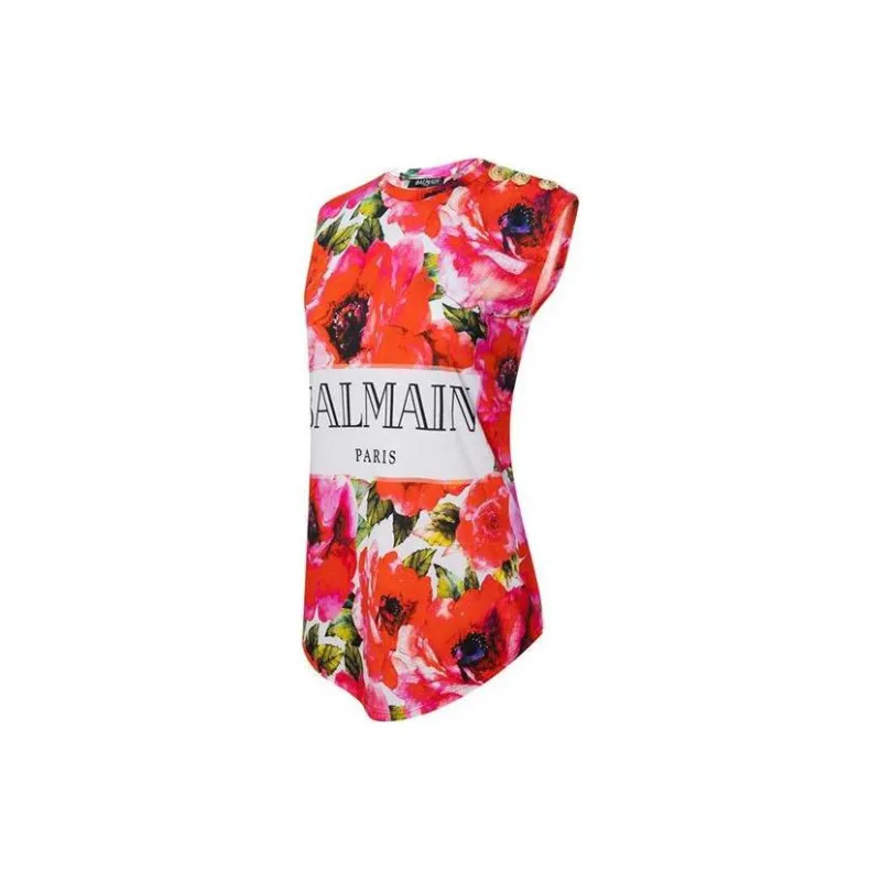 BALMAIN T-Shirts Women's Multicolor-1