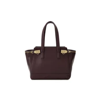 FERRAGAMO Leather One Shoulder Handbags Regular Women's Burgundy