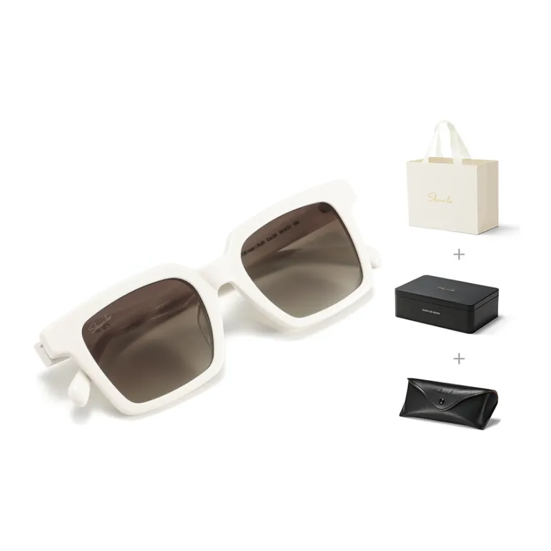 SHAWN LEE Plate Frame Square Sunglasses Unisex-3