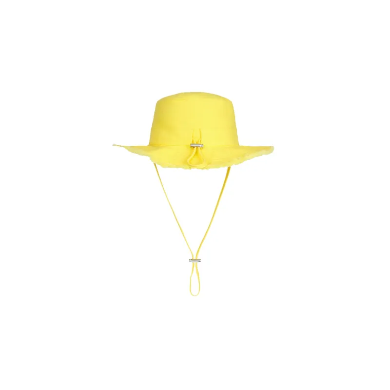 Jacquemus Bucket Hats Unisex Yellow-1