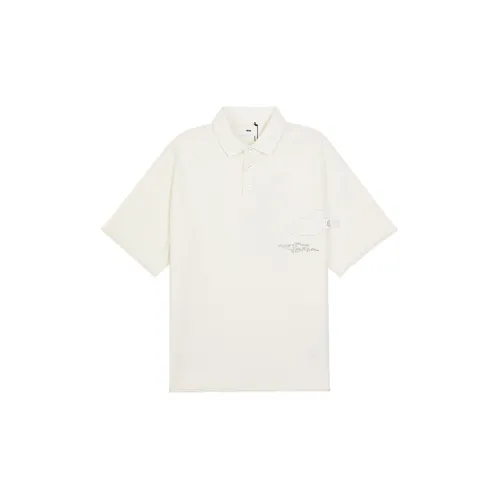 FOSS Polo Shirts Unisex Off White