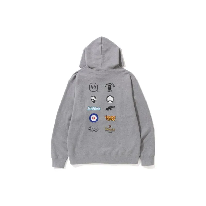 A BATHING APE X Neighborhood Relaxed Fit Pullover Hoodie - POIZON