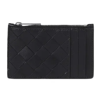 Bottega Veneta Intrecciato Zipped Cardholder