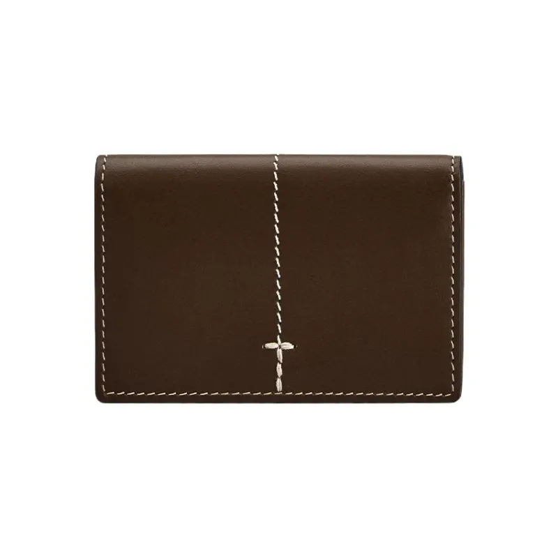 TOD'S Leather Wallet Men's Umber-0