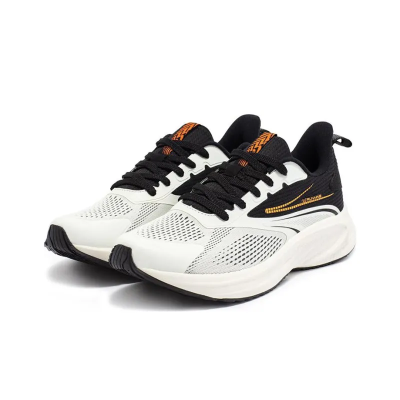 361° Speed Breathable Anti Slip And Wear Resistant Low Top Running Shoes Men's White Black Yellow-2