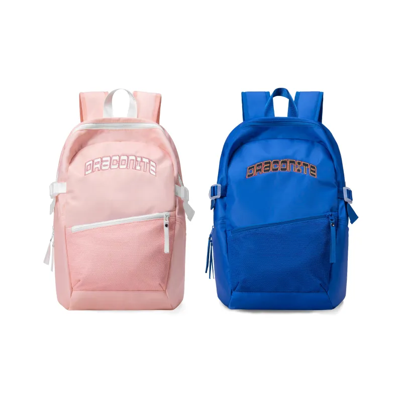 DRACONITE Polyester Student Backpack Regular Unisex Ecru-7