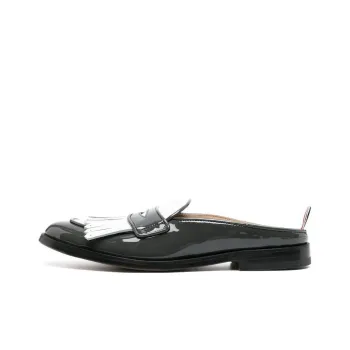 THOM BROWNE Kilt Varsity Slip On Penny Loafers Women's