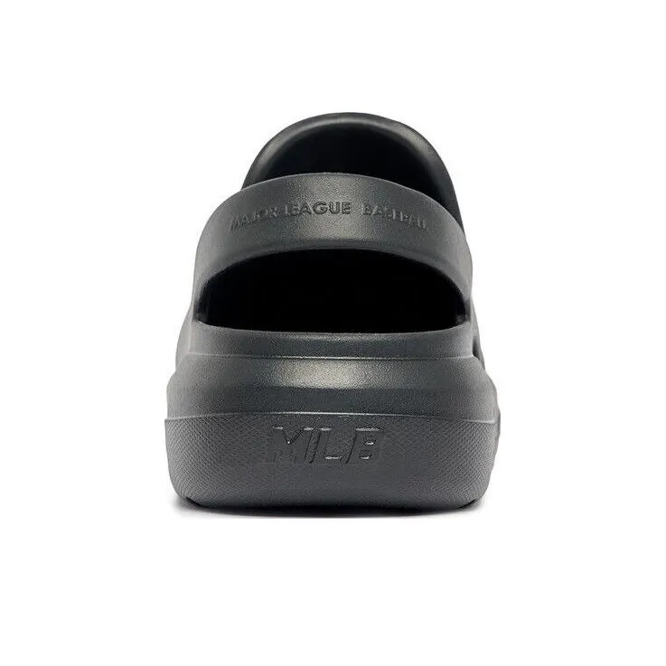 MLB Sandal Chunky Bouncer Rubber Sole Slip Resistant Running Shoes Unisex Black White-4