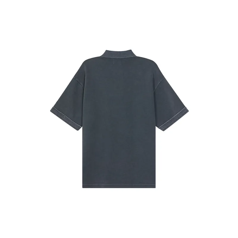 FOSS Polo Shirts Unisex Dark Gray-1