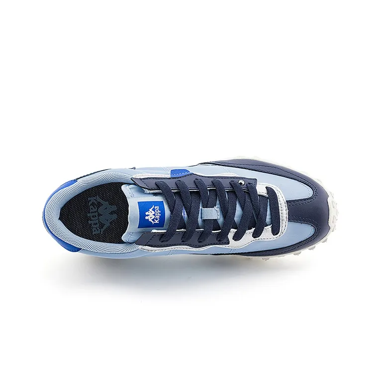 Kappa Anti Slip Wear Resistant Low Top Casual Running Shoes Unisex Blue Patchwork-4
