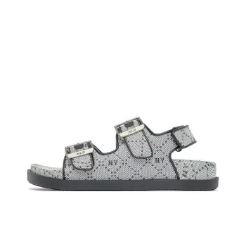 MLB Sandal Double Sandal Jacquard DIA Monogram New York Yankees New York Yankees Sports Sandals Unisex Gray