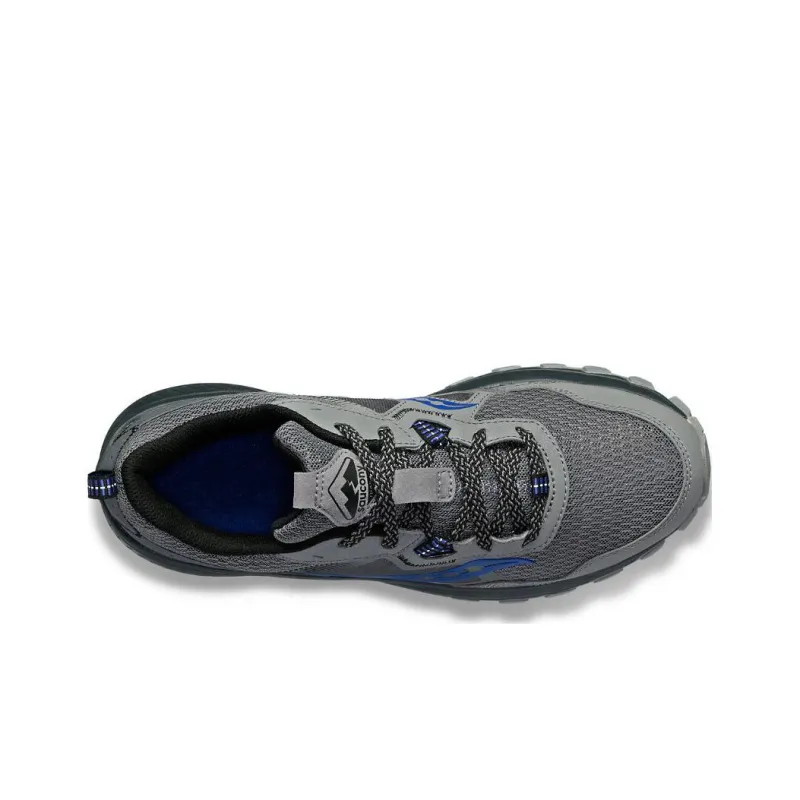 Saucony Excursion TR16 Long Hike Anti-Slip Wear-Resistant Low-Top Running Shoes Men's Gray Blue-2