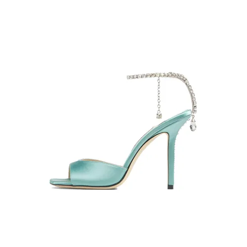 Jimmy Choo Saeda 100mm Crystal-embellishment Sandals