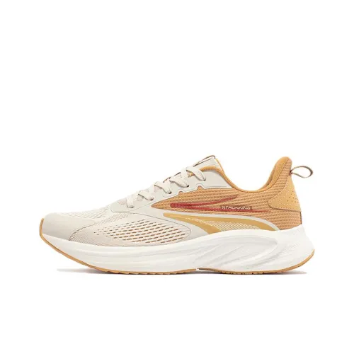 361° Speed Anti-Slip And Wear-Resistant Breathable Low-Top Running Shoes Men's White Brown