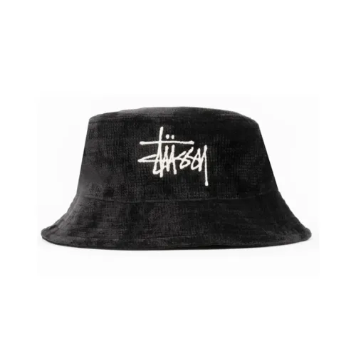 Stussy Bucket Hats Unisex Black