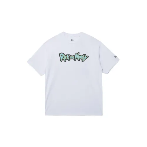 New Era X RICK AND MORTY CO-TITLED SERIES T-Shirts Unisex White