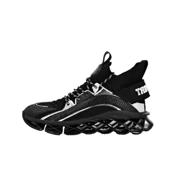 PLEIN SPORT Cushioning Low Top Sports Casual Shoes Unisex Black