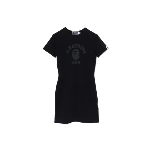 A BATHING APE Short-Sleeved Dresses Women's