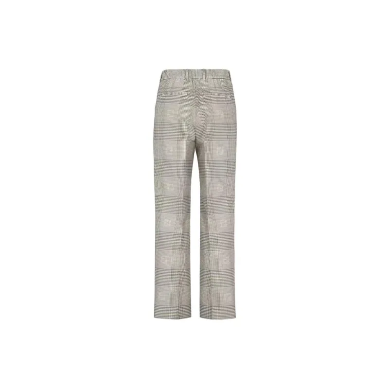 FENDI By Marc Jacobs Prince Of Whales Check Trousers-1