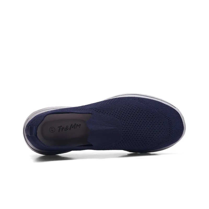 TT&MM Casual Shoes Men Low Top Black/Dark Blue-4