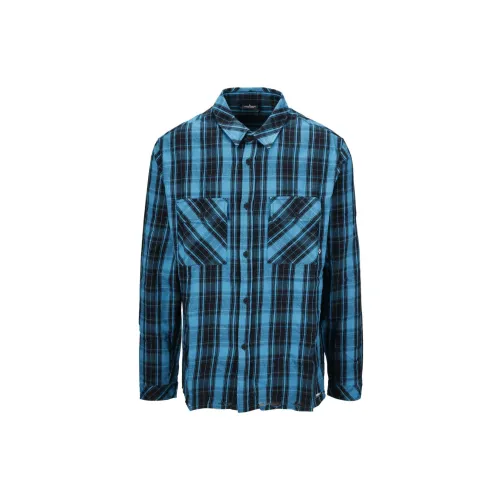 Marcelo Burlon Shirts Men Blue