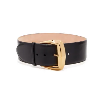 Alexander McQueen Geometric Buckle Belt