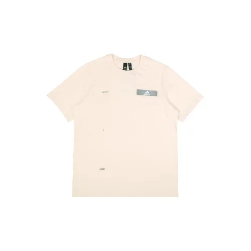 Adidas T-Shirts Men Beige