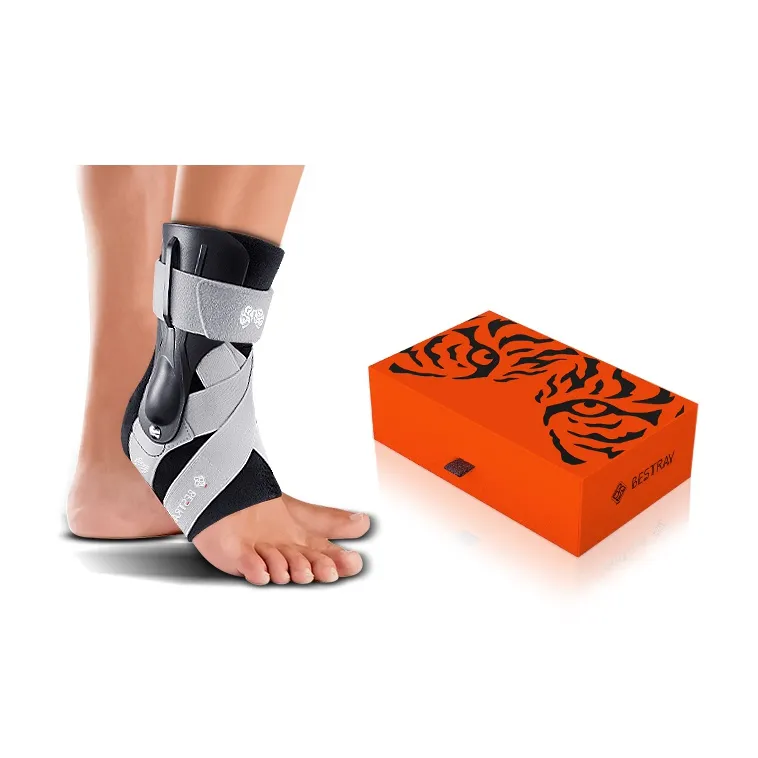 BESTRAY Ankle Braces Soccer Basketball Running Cycling Unisex Neoprene Polyester-9