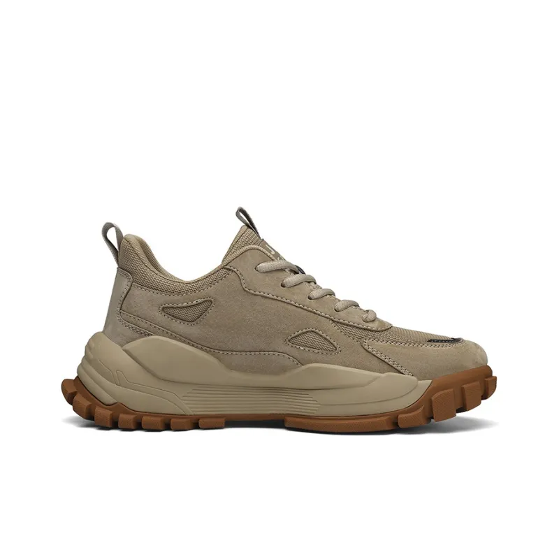 JEEP SPIRIT Anti Slip Wear Resistant Low Top Sports Casual Shoes Unisex Brown-1
