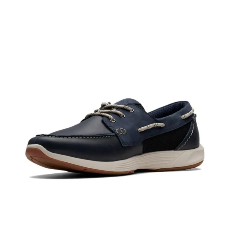 Clarks Casual Single Shoes Men's Marine Blue-1