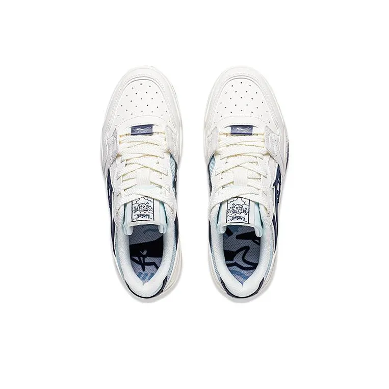 LiNing Yuebai Ocean Durable Breathable Low Top Skateboard Shoes Women's White-2