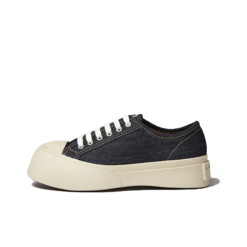 MARNI Denim Pablo Lace Up Sneakers Women's-0