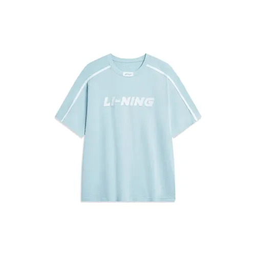 LINING Sports Life Collection T-Shirts Unisex Vacuum Blue